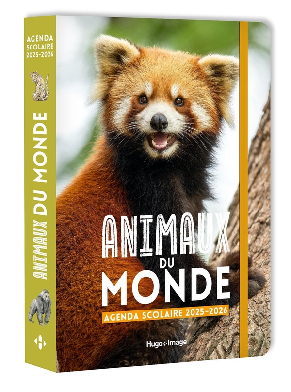AGENDA SCOLAIRE ANIMAUX DU MONDE 2025-2026
