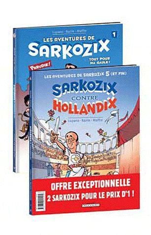 PACK - LES AVENTURES DE SARKOZIX T01+T05 GRAT