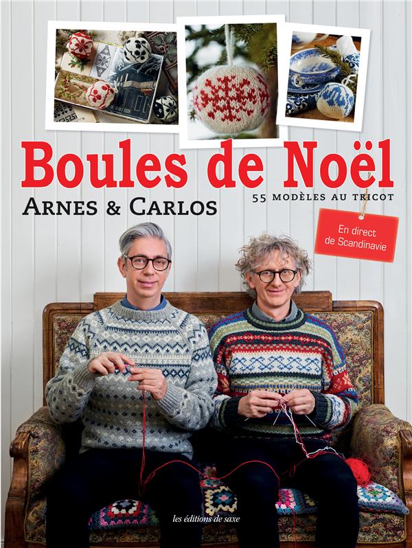 LES BOULES DE NOEL - 55 MODELES AU TRICOT