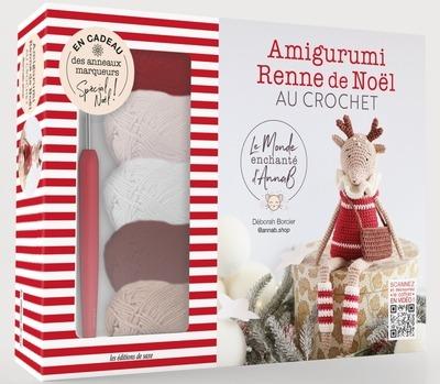 COFFRET AMIGURUMI RENNE DE NOEL AU CROCHET