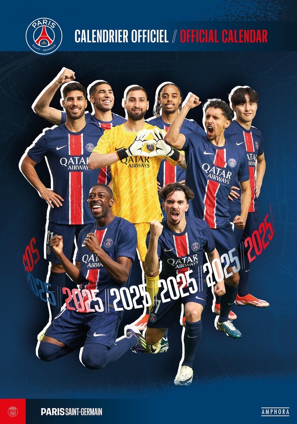 CALENDRIER OFFICIEL PARIS SAINT-GERMAIN 2025