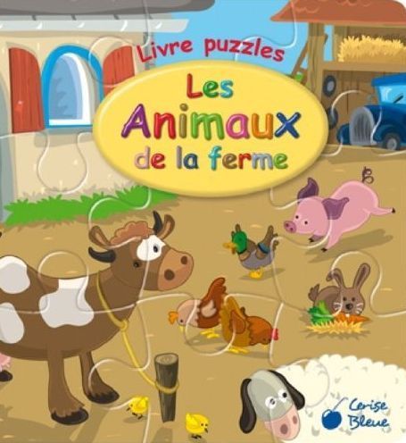 ANIMAUX DE LA FERME (LES) (LIVRE PUZZLES)