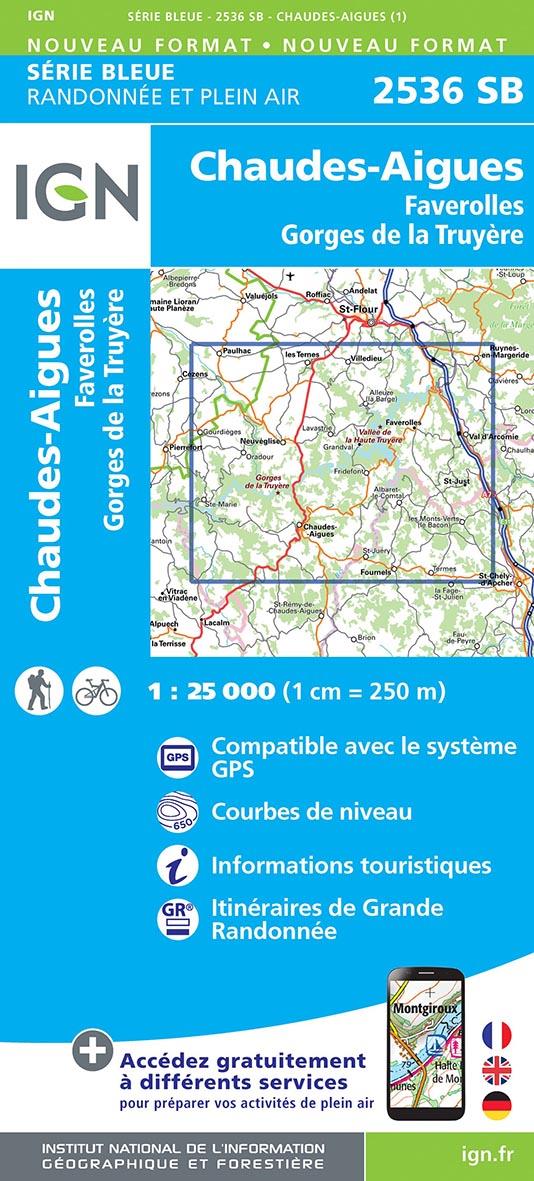 2536SB CHAUDES-AIGUES FAVEROLLES GORGES DE LA TRUYERE