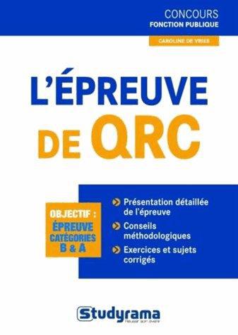 L'EPREUVE DE QRC