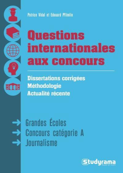 REUSSIR LES QUESTIONS INTERNATIONALES AUX CONCOURS