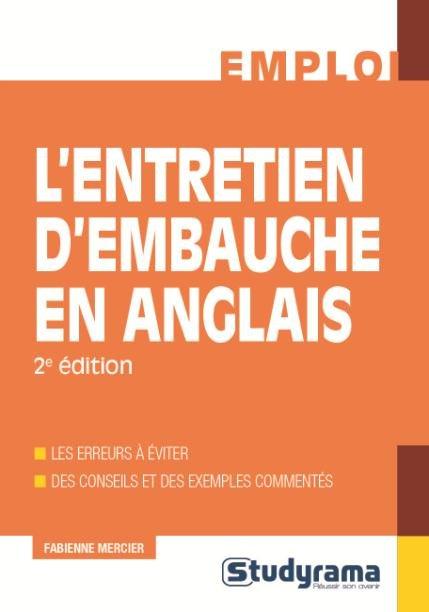 L'ENTRETIEN D'EMBAUCHE EN ANGLAIS