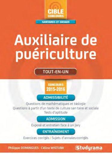 AUXILIAIRE DE PUERICULTURE 2015-2016