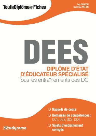 DEES DIPLOME D'ETAT D'EDUCATEUR SPECIALISE