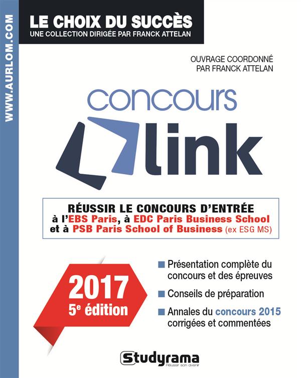 CONCOURS LINK 2017