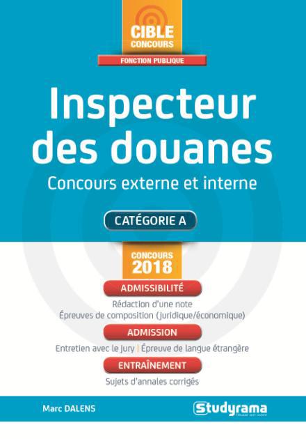 INSPECTEUR DES DOUANES CONCOURS 2018