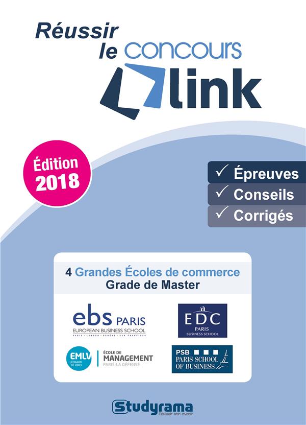 REUSSIR LE CONCOURS LINK 2018