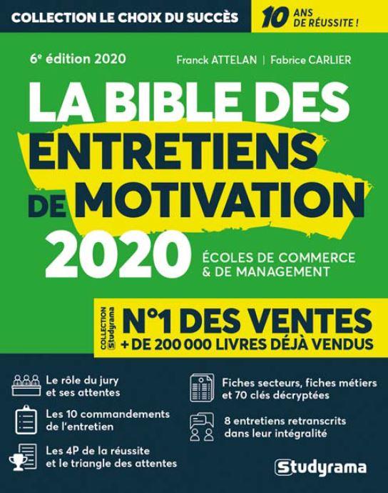 LA BIBLE DES ENTRETIENS DE MOTIVATION 2020