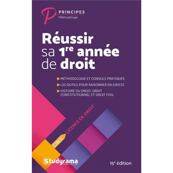 REUSSIR SA 1RE ANNEE DE DROIT