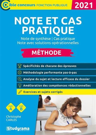 NOTE ET CAS PRATIQUE 2021