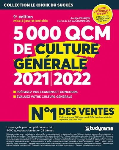 5000 QCM DE CULTURE GENERALE