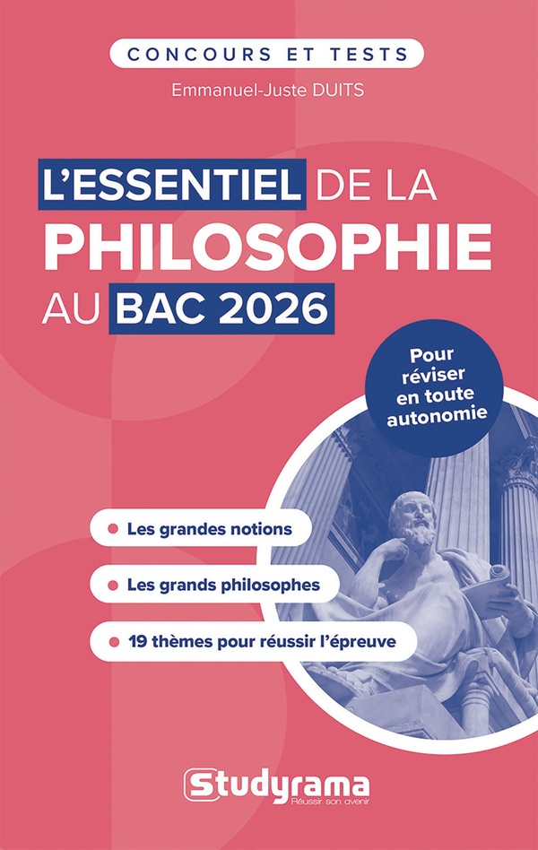 CONCOURS ET TESTS - L'ESSENTIEL DE LA PHILOSOPHIE AU BAC - BAC 2026