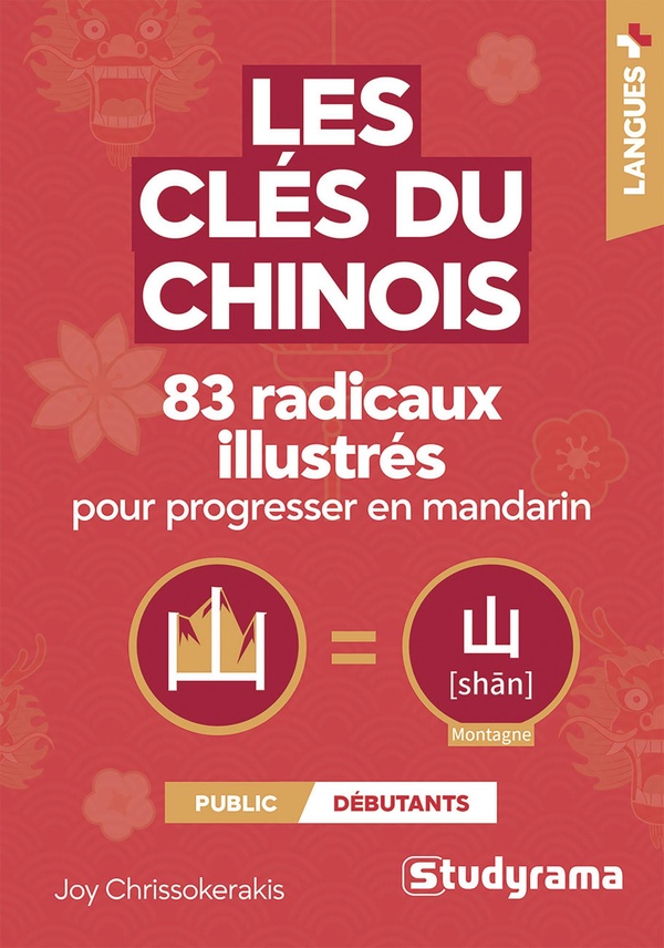 LANGUES+ - LES CLES DU CHINOIS  83 RADICAUX ILLUSTRES POUR PROGRESSER EN MANDARIN