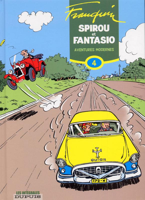 SPIROU ET FANTASIO - L'INTEGRALE - TOME 4 - AVENTURES MODERNES