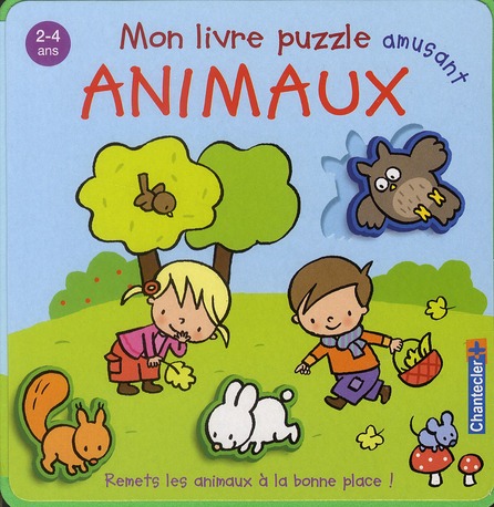 MON LIVRE PUZZLE AMUSANT ANIMAUX (2-4 ANS)