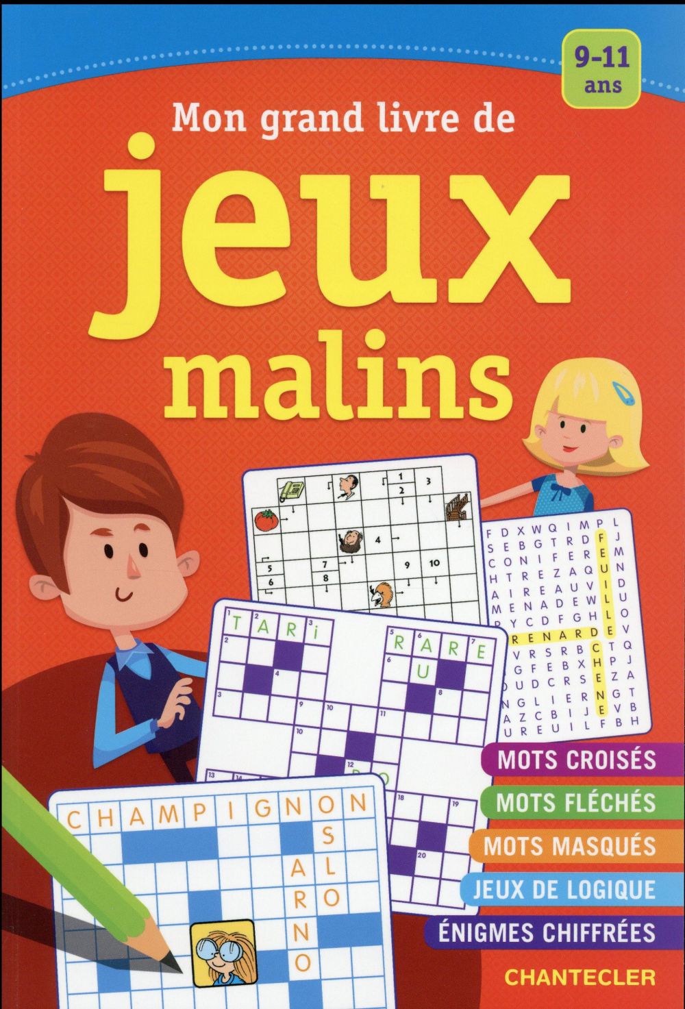 MON GRAND LIVRE DE JEUX MALINS (9-11 ANS)