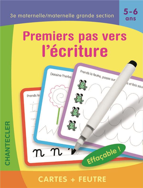 CARTES + FEUTRE PREMIERS PAS VERS L'EXRITURE (5-6 A)