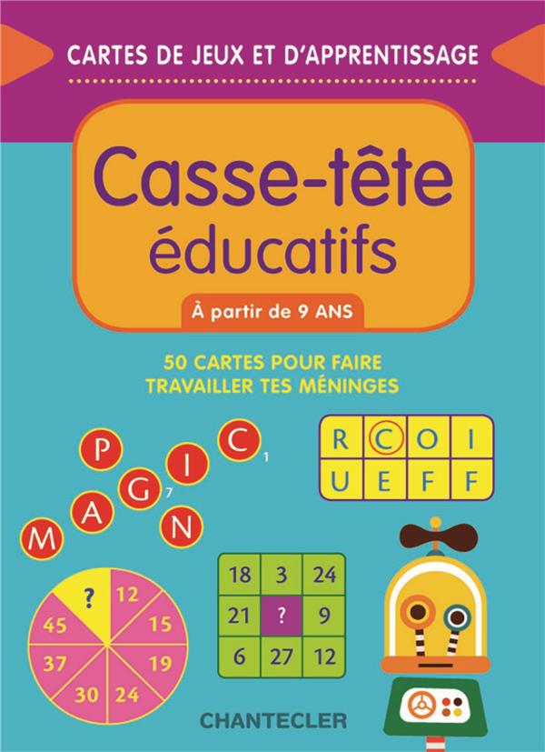 CASSE-TETE EDUCATIFS (A PARTIR DE 9 ANS)