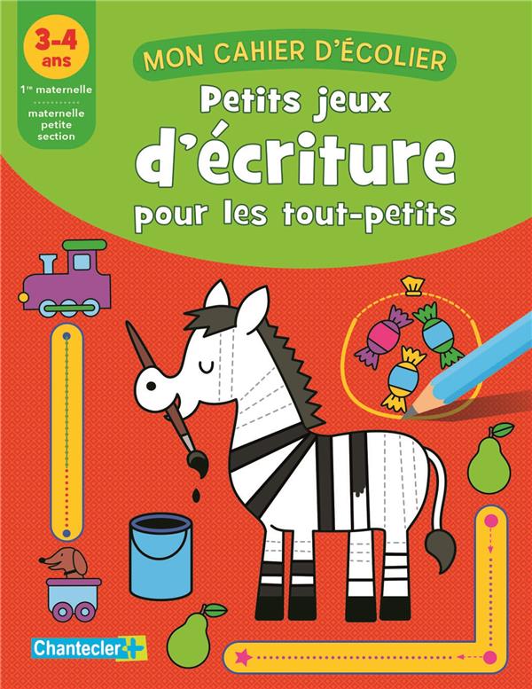 MON CAHIER D'ECOLIER (3-4 ANS) ECRIRE