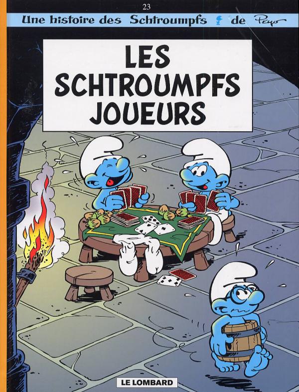 LES SCHTROUMPFS LOMBARD - TOME 23 - LES SCHTROUMPFS JOUEURS