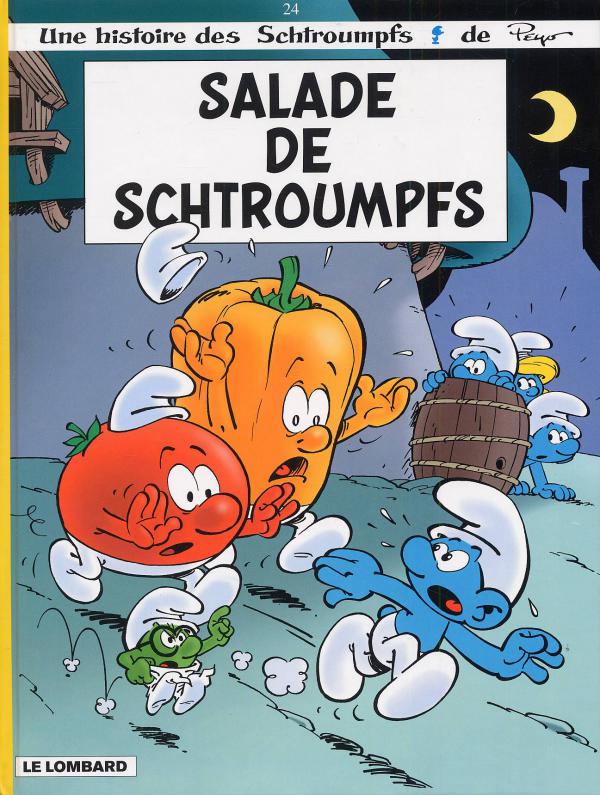 LES SCHTROUMPFS LOMBARD - TOME 24 - SALADE DE SCHTROUMPFS