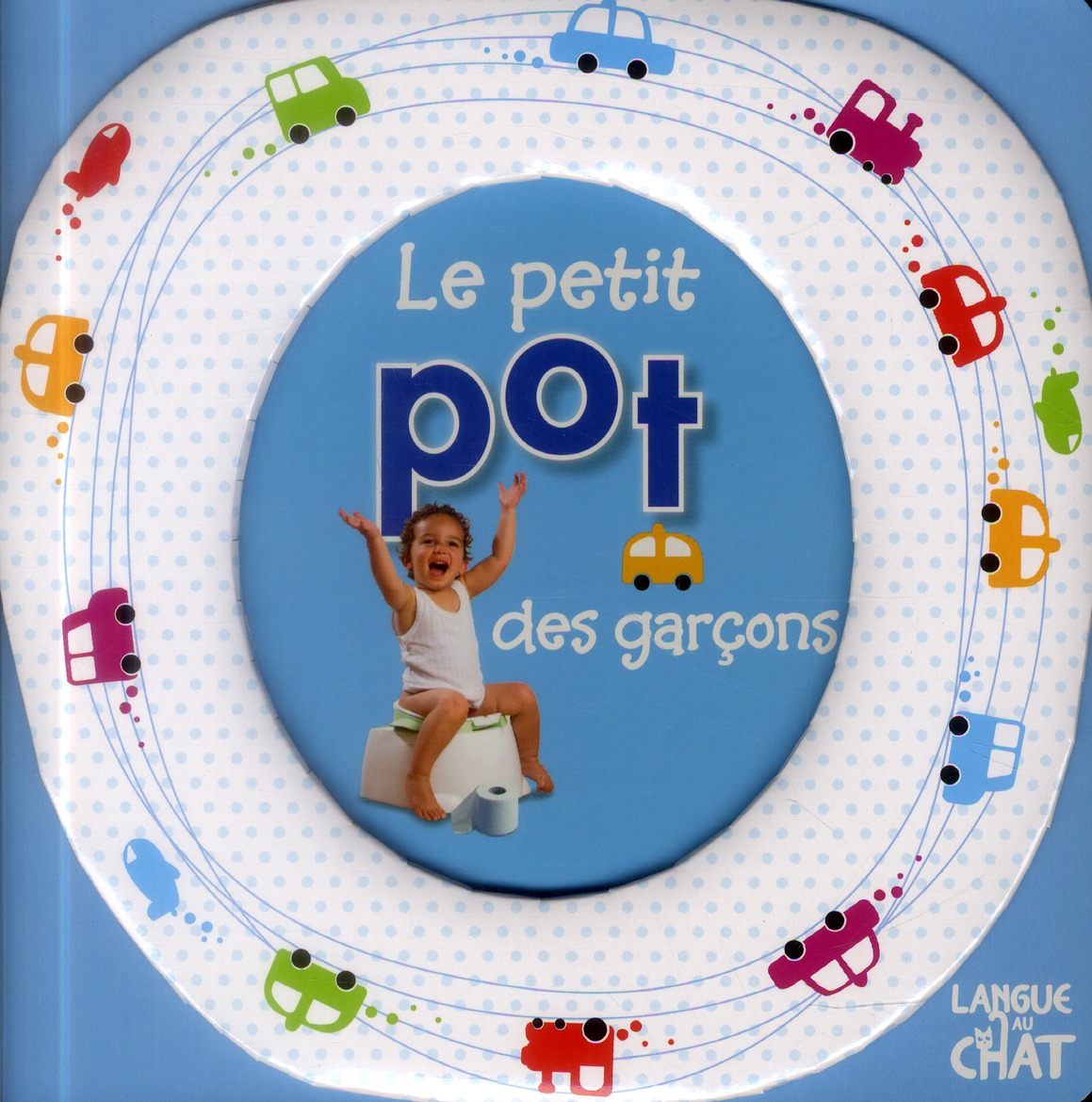 LE PETIT POT DES GARCONS (POIS BLEUS)