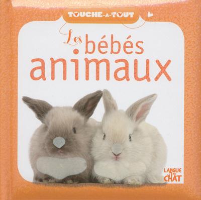 TOUCHE-A-TOUT LES BEBES ANIMAUX (FOND BLANC)