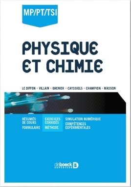 PHYSIQUE/CHIMIE MP-PT-TSI