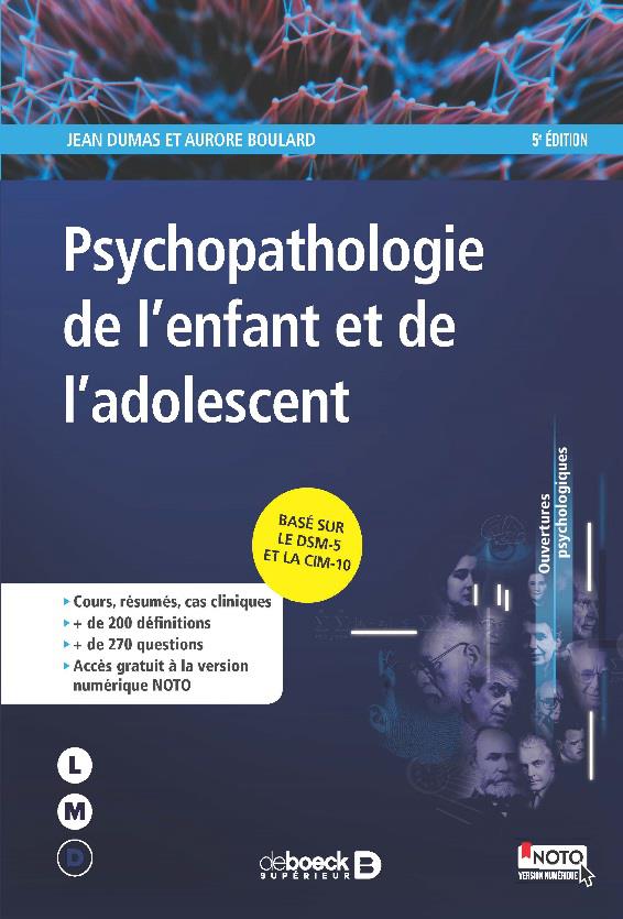 PSYCHOPATHOLOGIE DE L'ENFANT ET DE L'ADOLESCENT