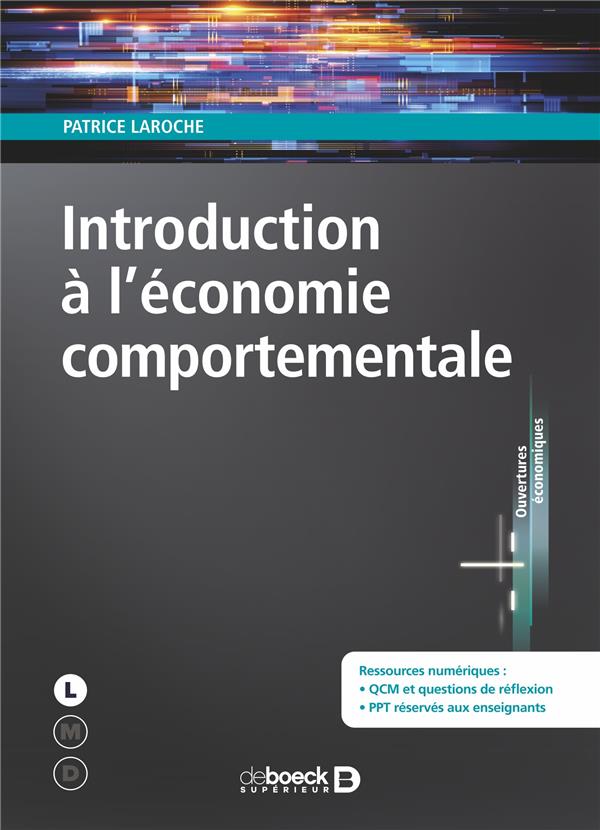 INTRODUCTION A L'ECONOMIE COMPORTEMENTALE
