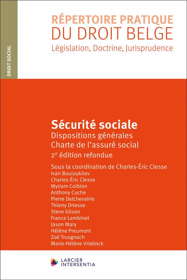 SECURITE SOCIALE - DISPOSITIONS GENERALES - CHARTE DE L'ASSURE SOCIAL