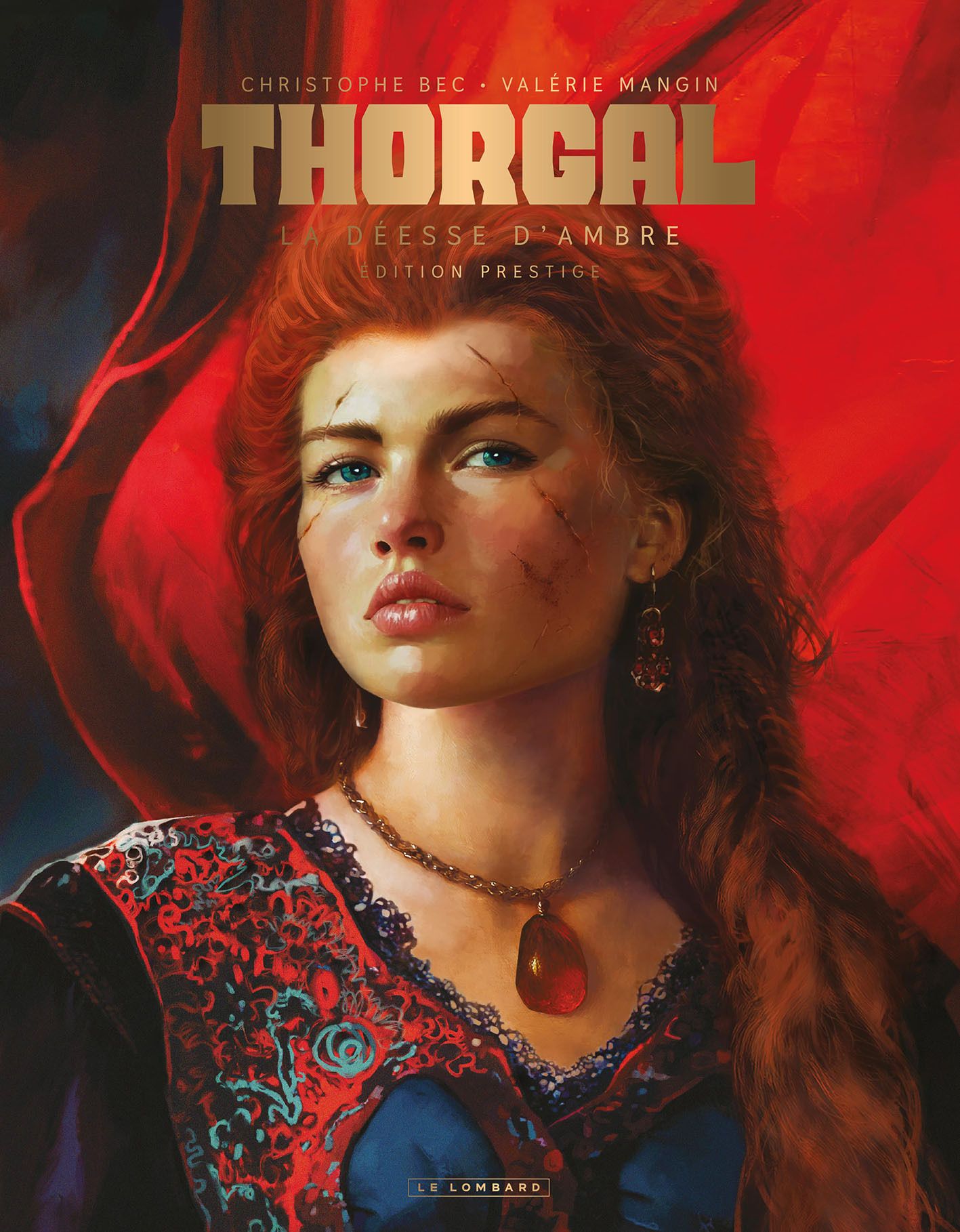 THORGAL SAGA - T06 - THORGAL SAGA - LA DEESSE D'AMBRE - BEC/MANGIN - EDITION PRESTIGE