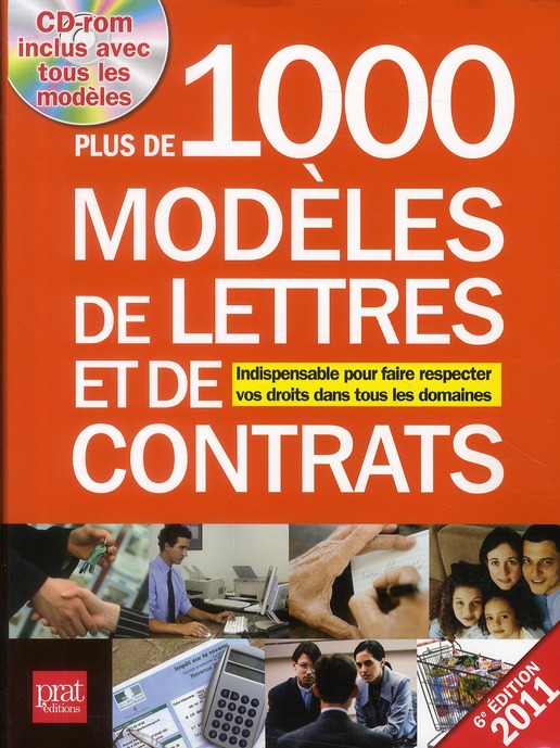 PLUS DE 1000 MODELES DE LETTRES ET DE CONTRATS 2011