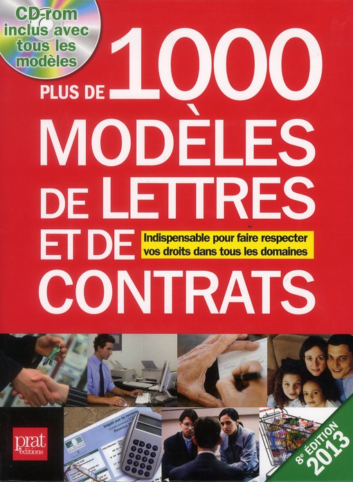 PLUS DE 1000 MODELES DE LETTRES ET DE CONTRATS 2013