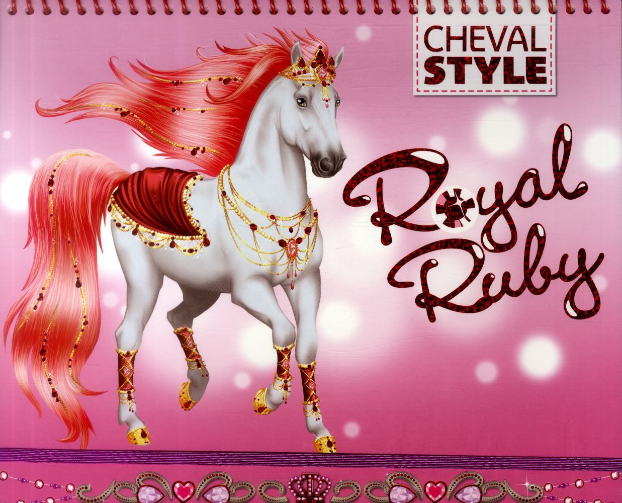 JE DESSINE MON CHEVAL ROYAL RUBIS