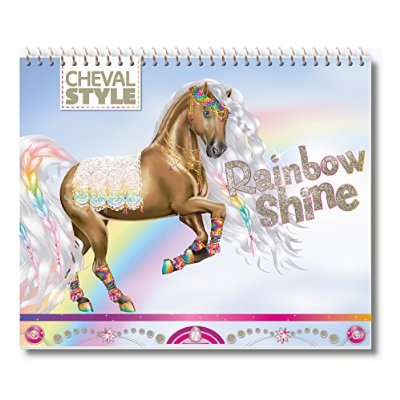 JE DESSINE MON CHEVAL RAINBOW SHINE