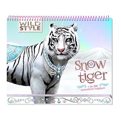 WILD STYLE - CARNET CREATIF - SNOW TIGER