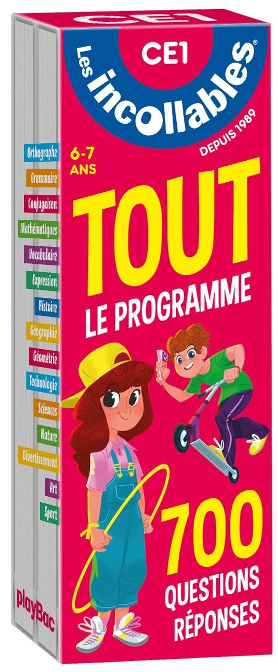 LES INCOLLABLES - TOUT LE PROGRAMME DU CE1 - 7/8 ANS - 700 QUESTIONS REPONSES POUR REVISER EN 2 EVEN