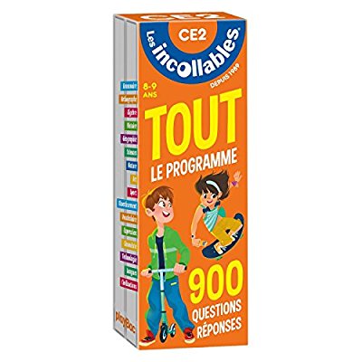 LES INCOLLABLES - TOUT LE PROGRAMME DU CE2 - 8/9 ANS - 900 QUESTIONS REPONSES POUR REVISER EN 2 EVEN