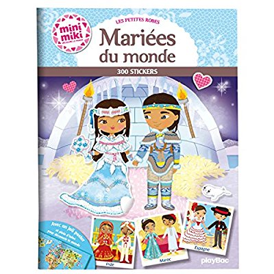 MINIMIKI - LES ROBES DE MARIEE DU MONDE - STICKERS