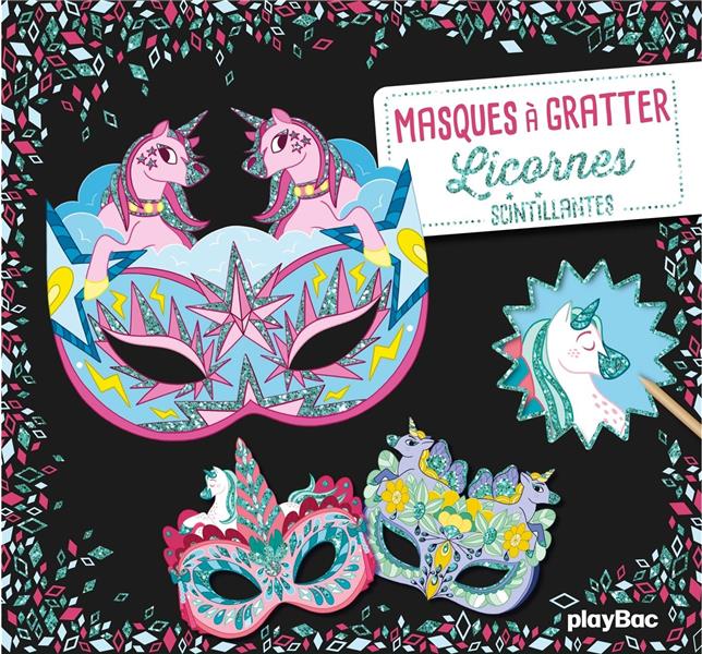 MASQUES A GRATTER - LICORNES