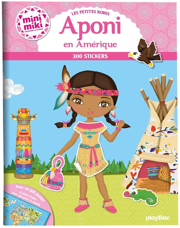 MINIMIKI - STICKERS - LES PETITES ROBES D'APONI EN AMERIQUE