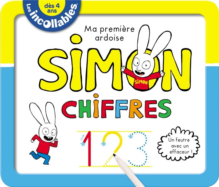 LES INCOLLABLES - ARDOISES EFFACABLES SIMON - CHIFFRES