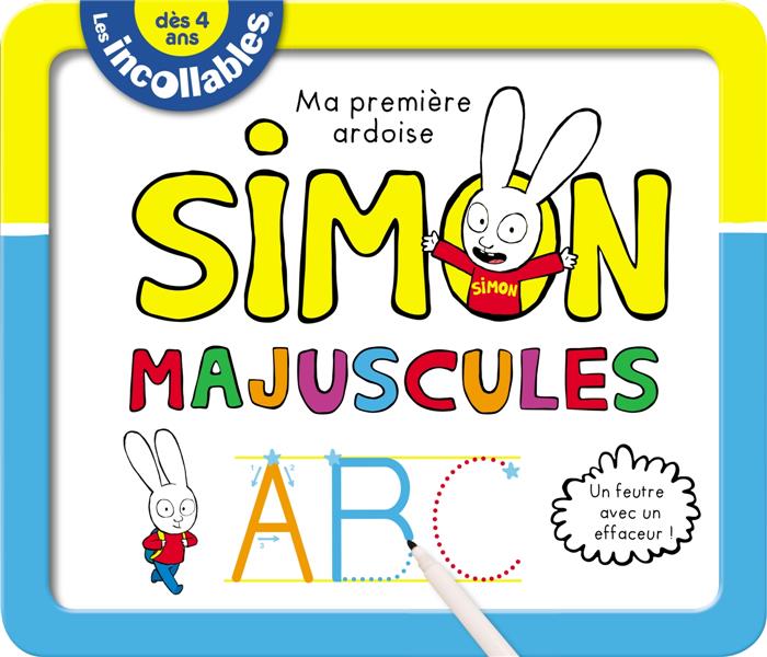 LES INCOLLABLES - ARDOISES EFFACABLES SIMON - MAJUSCULES