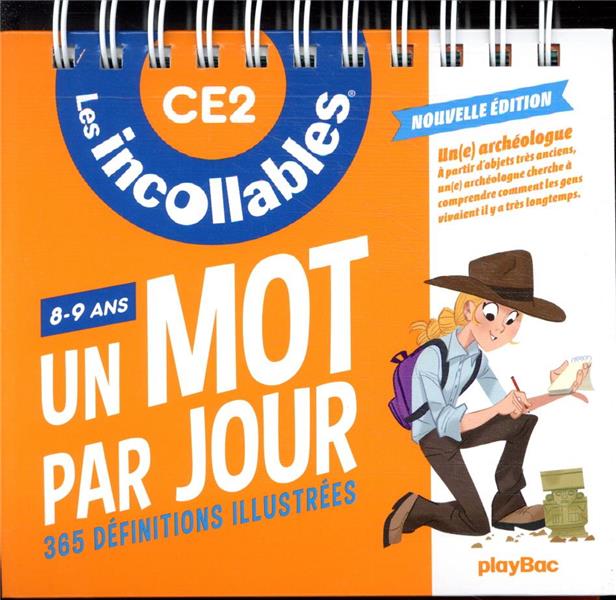 LES INCOLLABLES - UN MOT PAR JOUR - CE2 8/9 ANS - EDITION 2021