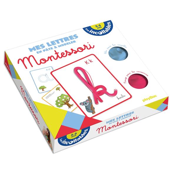 LES INCOLLABLES - MONTESSORI - LETTRES EN PATE A MODELER